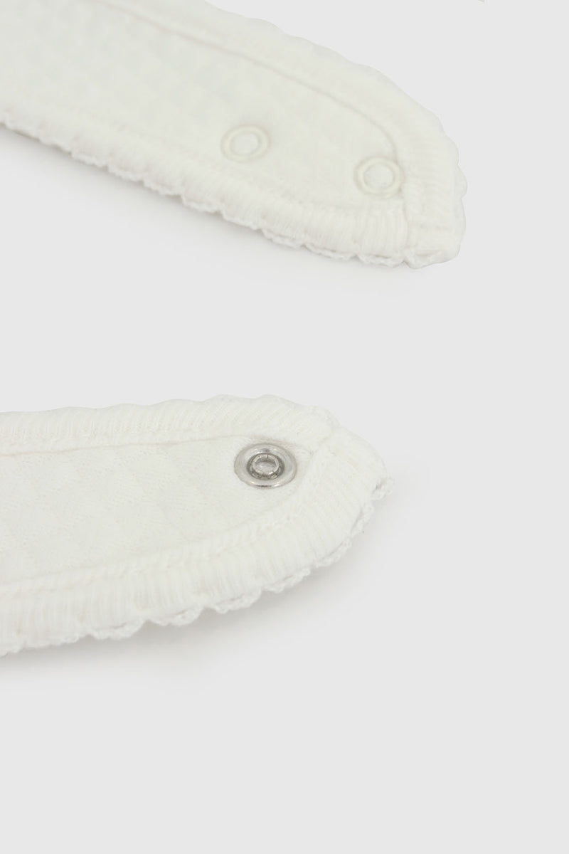 Pack X2 Baberos Blancos Imperbeables