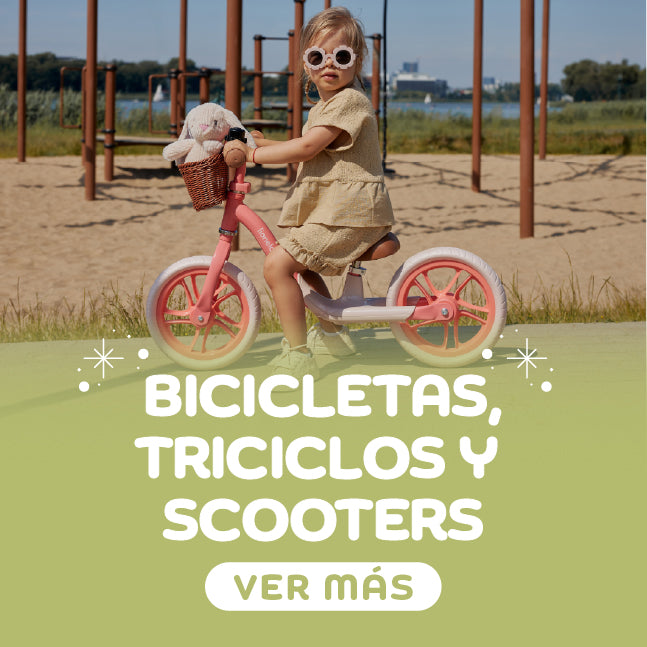 Bicicletas, triciclos y scooters