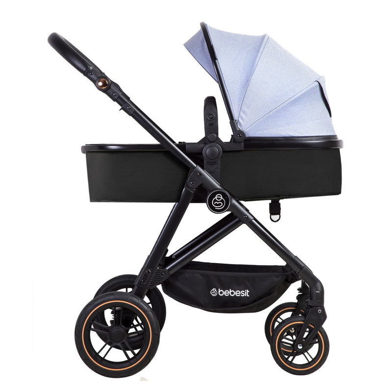 Coche Cuna Paseo Street Azul Bebesit