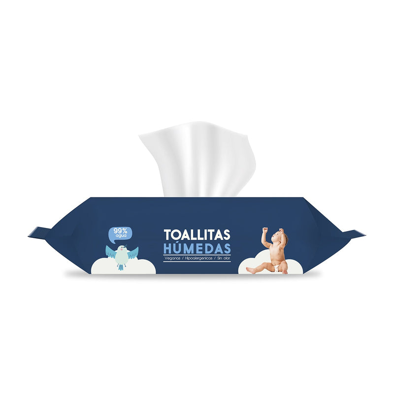 Wipes Toallitas Húmedas Be Water Bebesit Caja 12 paquetes 720 unidades