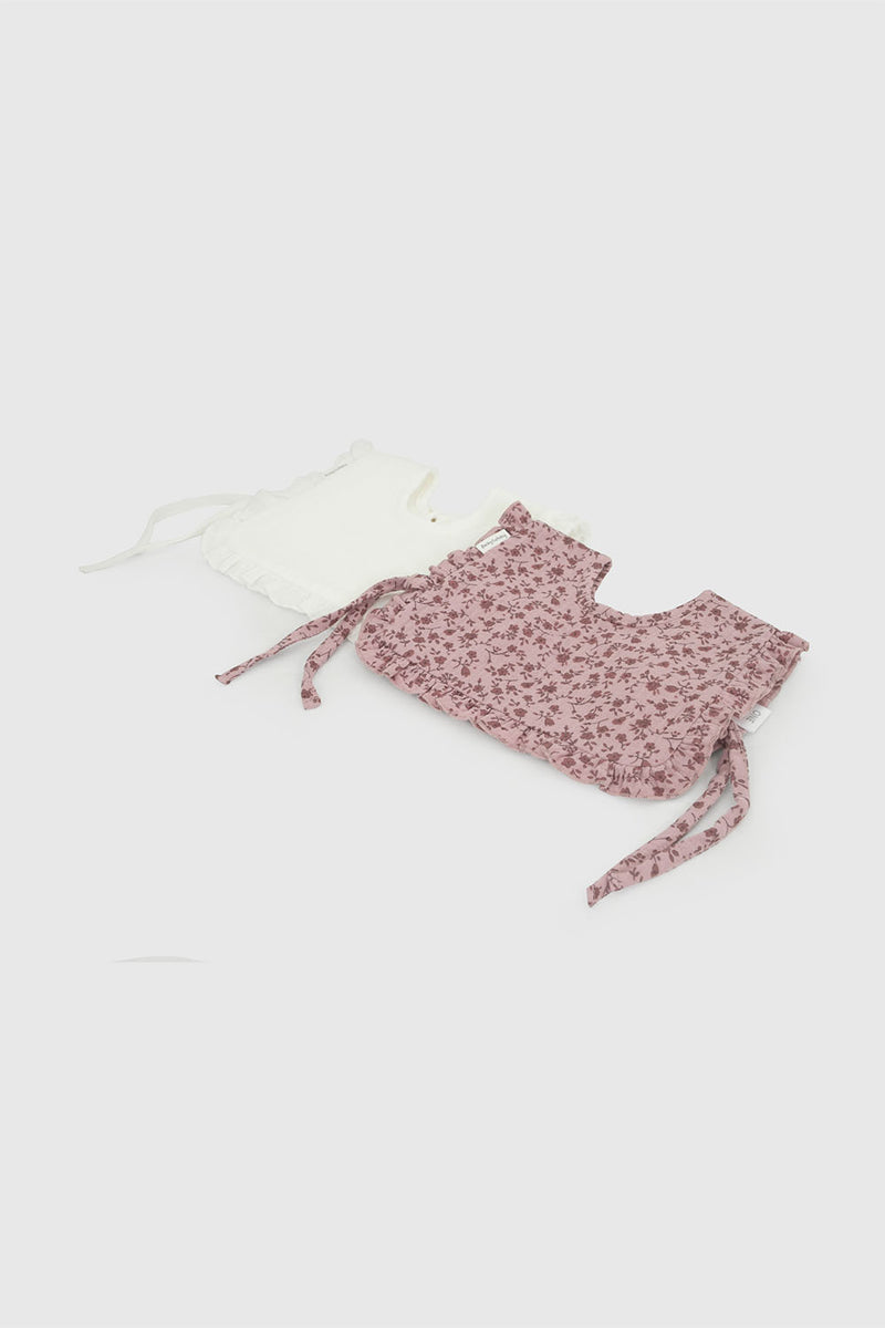 Pack X2 Babero Flores Imperbeable