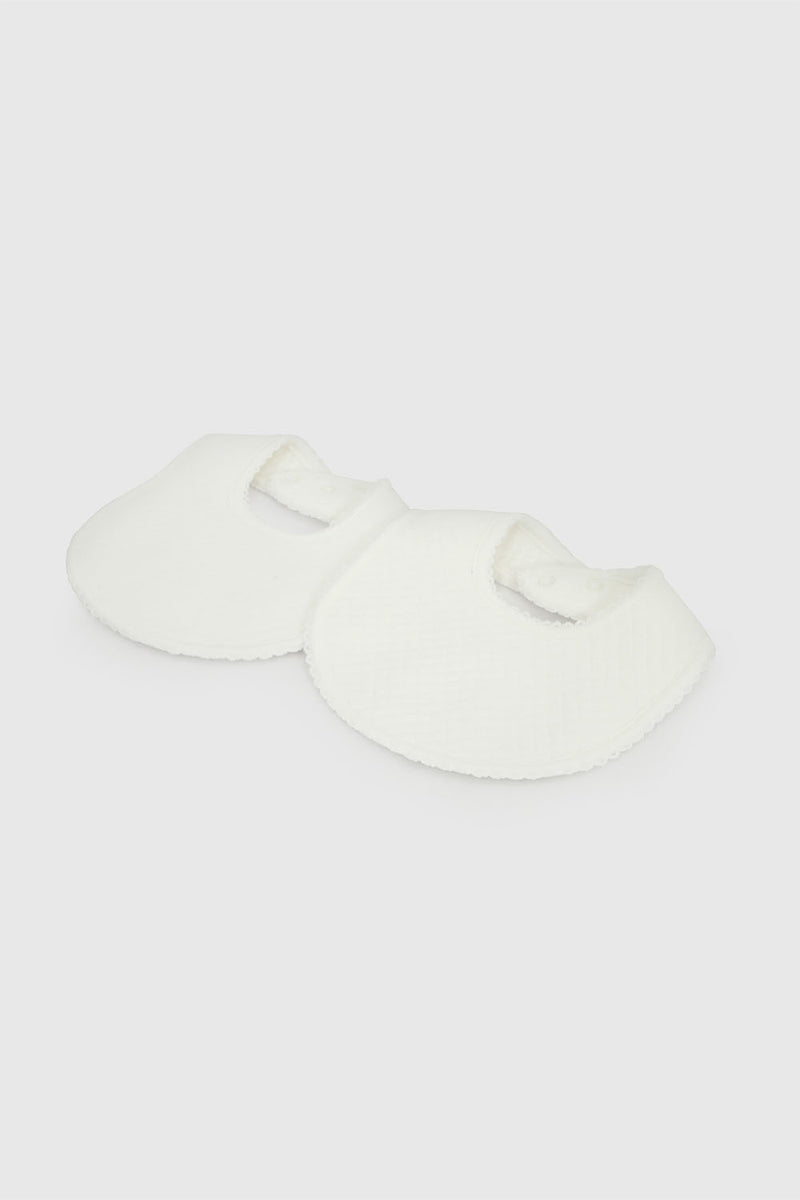 Pack X2 Baberos Blancos Imperbeables