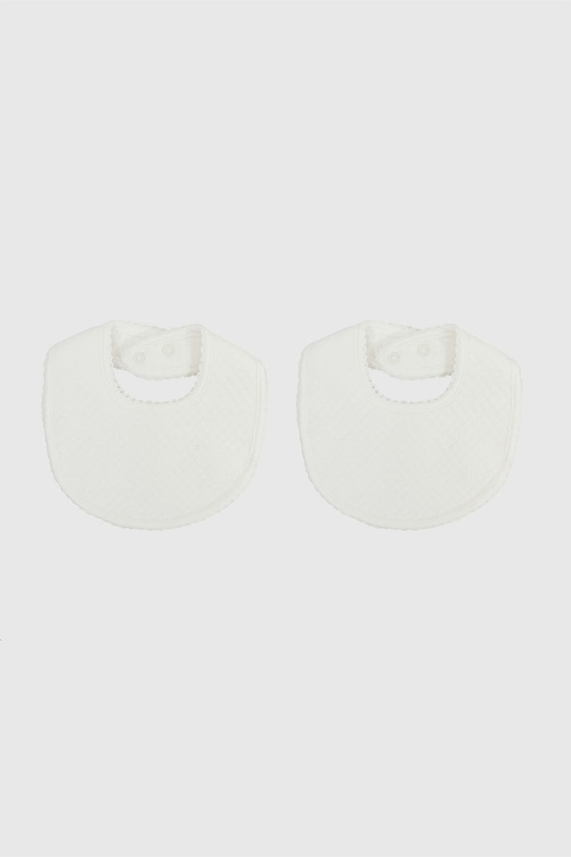 Pack X2 Baberos Blancos Imperbeables
