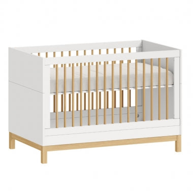 Cuna Cozy Blanco con Madera