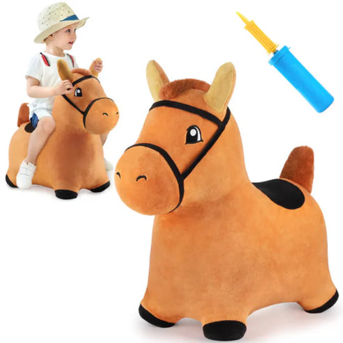 Caballo Saltarín de Felpa Bouncy Pals Ryder – Inflable y Lavable