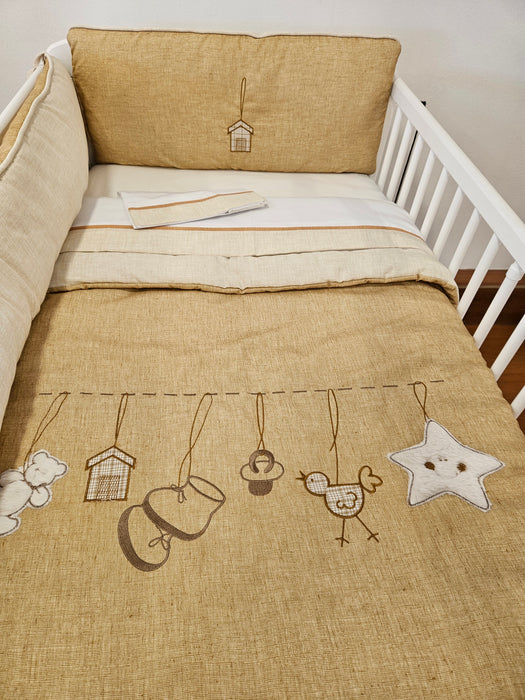 Set de Cuna Nico Mostaza  70
