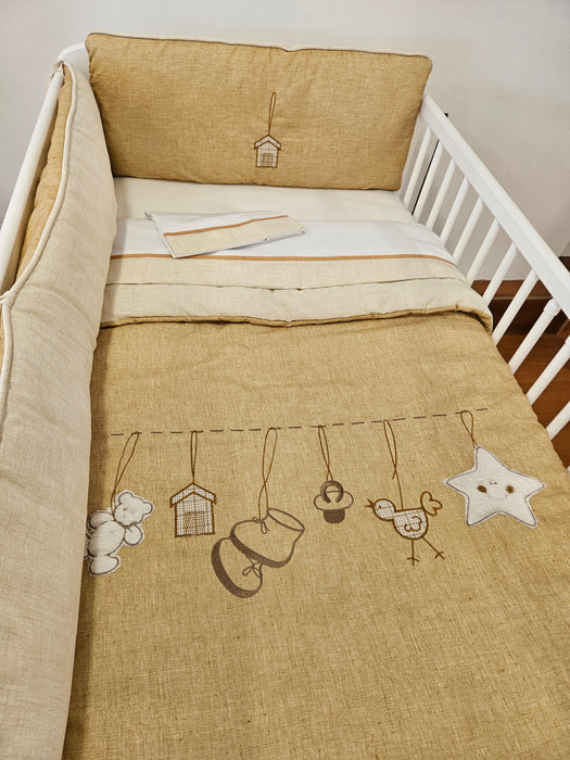 Set de Cuna Nico Mostaza  70