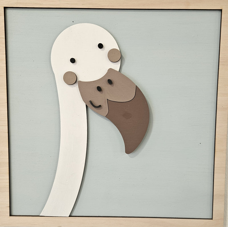 Set 6 Cuadros de Madera Pintados a Mano