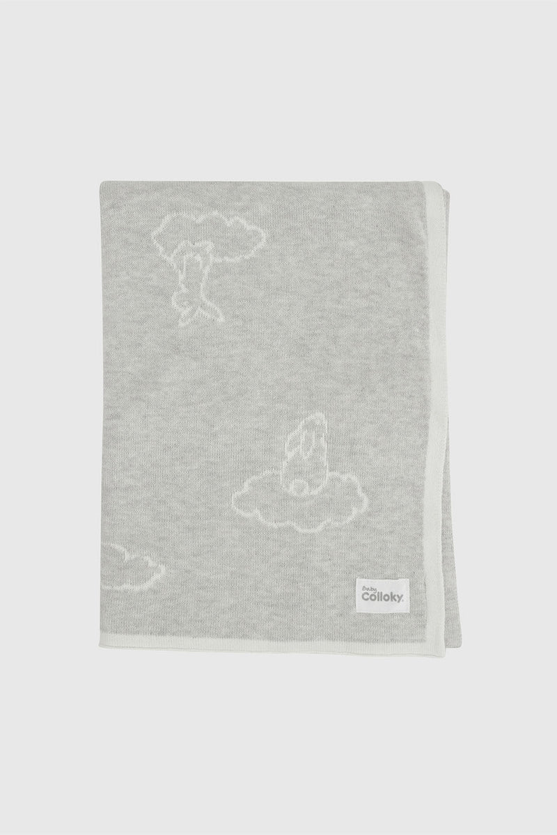 Manta Gris Unisex 100% Algodón