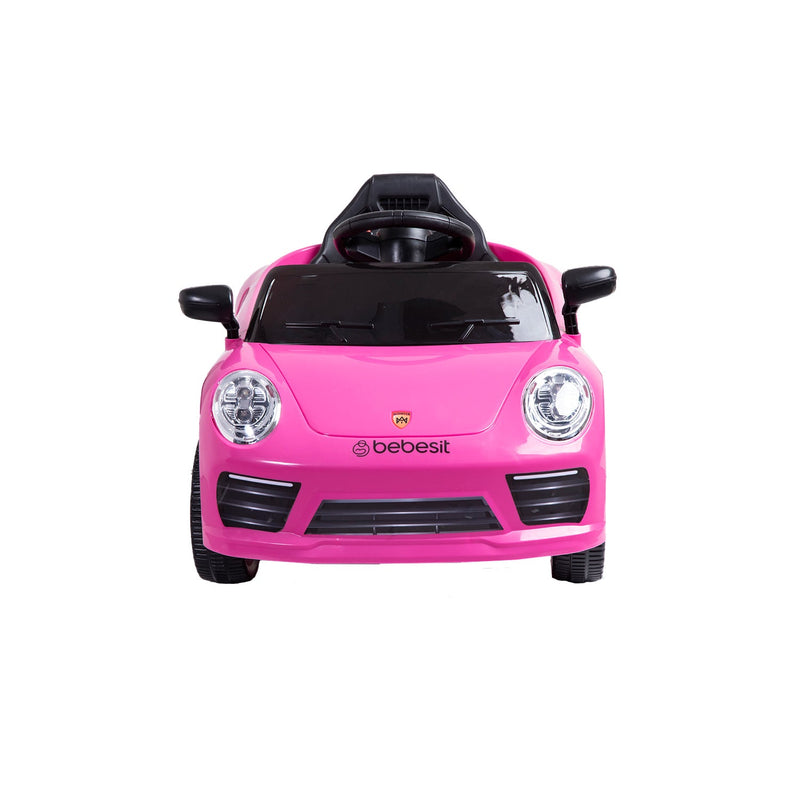 Auto Deportivo Eléctrico Race Rosa Bebesit