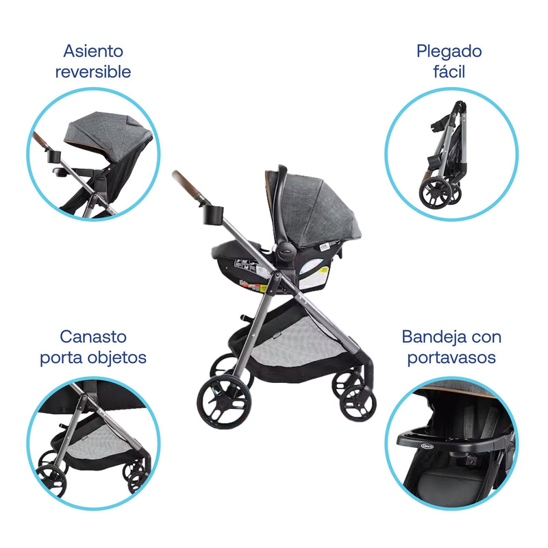 Coche Travel System Modes Trio Hemlock Graco