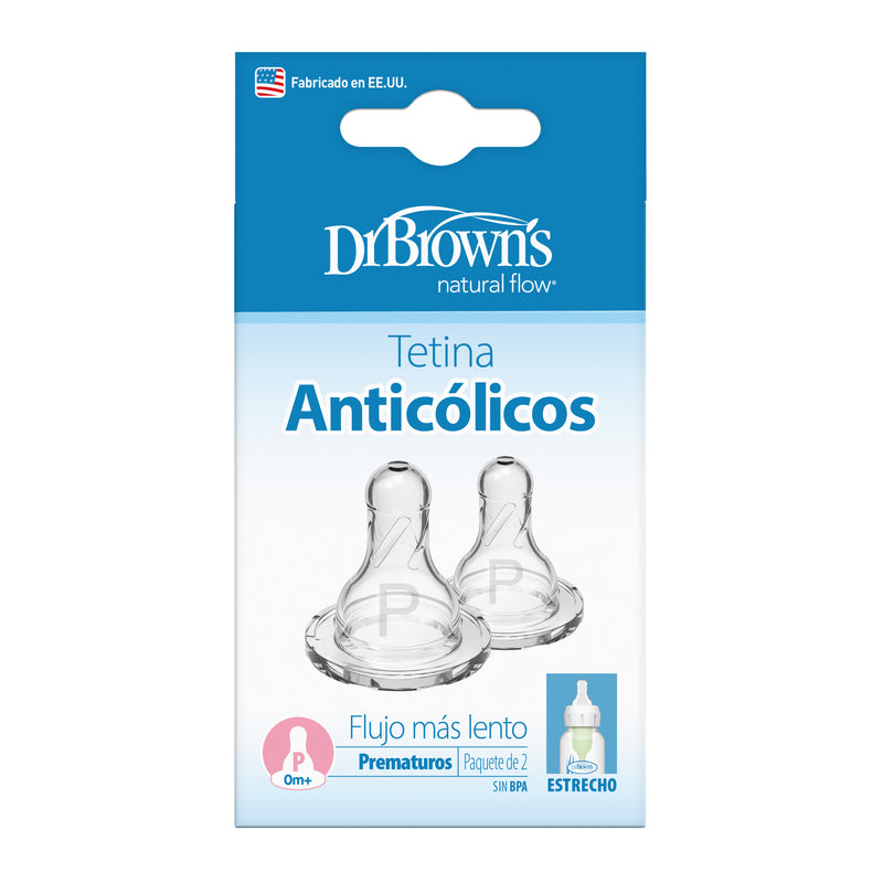 Tetina Anticólico Estándar 2UN para Prematuro Dr. Brown's