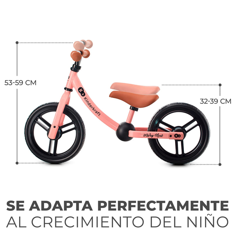 Bicicleta de Equilibrio Kinderkraft 2WAY NEXT – Ajustable y Ligera