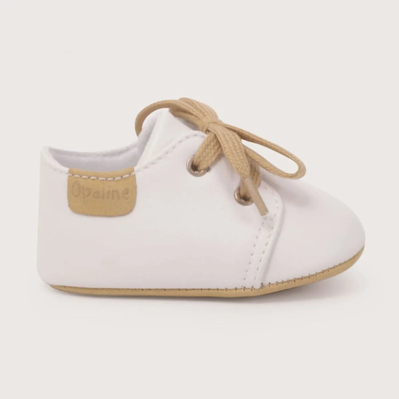 Zapato bebé blanco vestir de niño