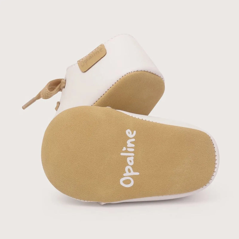 Zapato bebé blanco vestir de niño