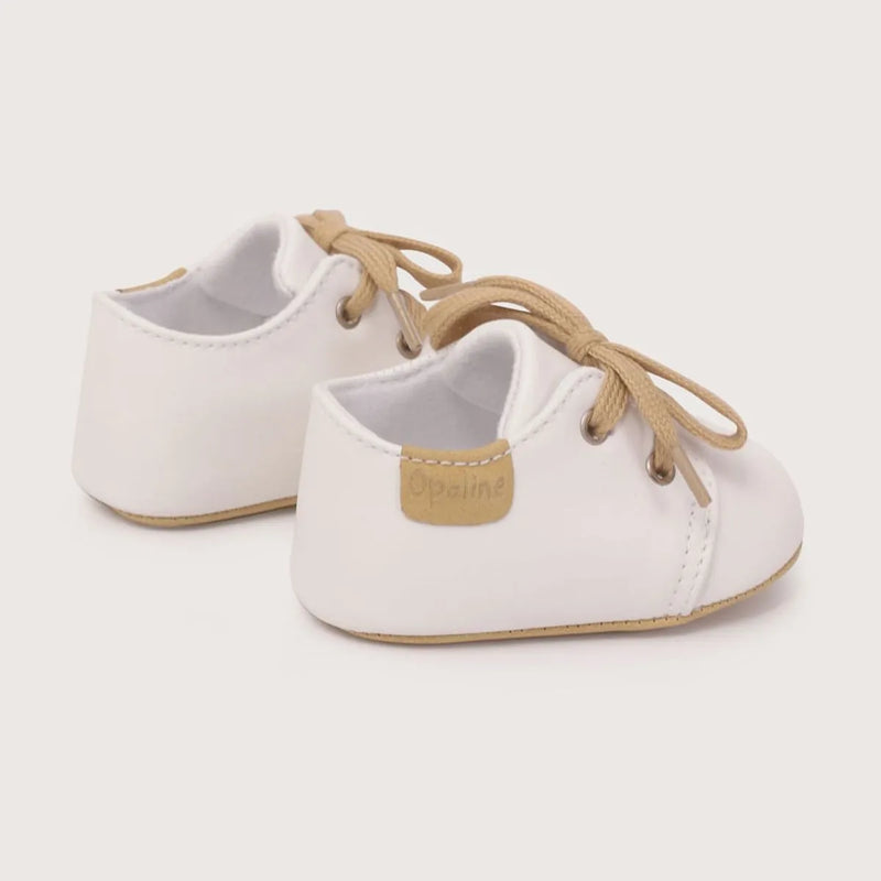Zapato bebé blanco vestir de niño