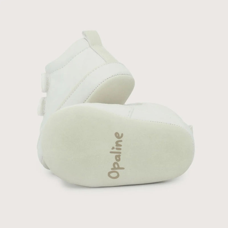 Zapatilla bebé blanca unisex