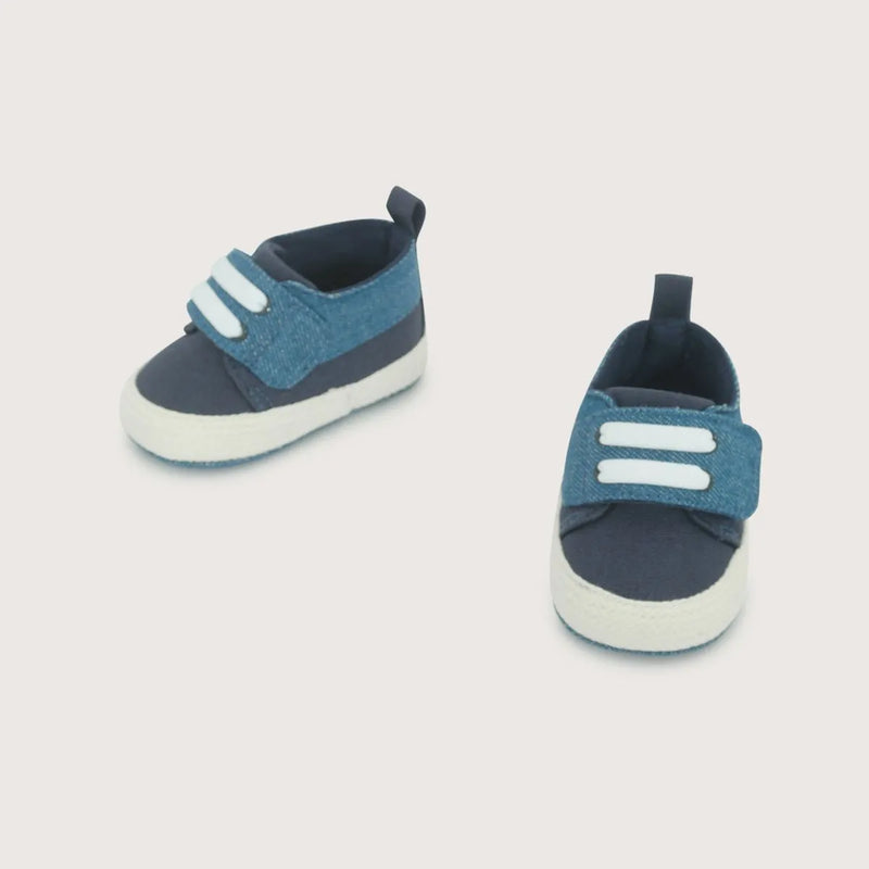 Alpargata bebé azul de niño