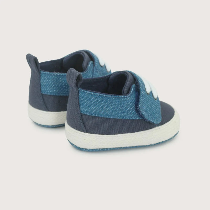 Alpargata bebé azul de niño