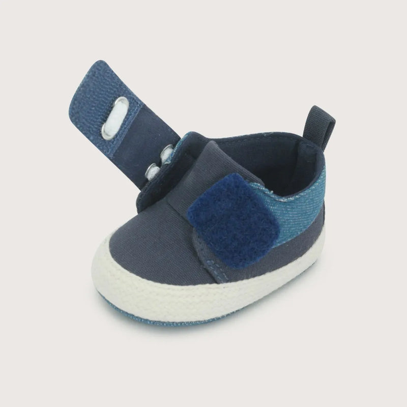 Alpargata bebé azul de niño