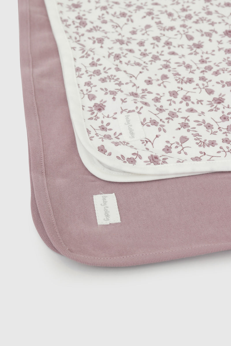 Pack X2 Tuto Bebe Flores Algodón