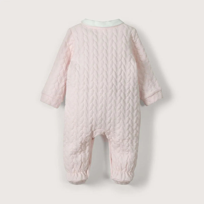 Oso Quilted Bebe Niña Rosado