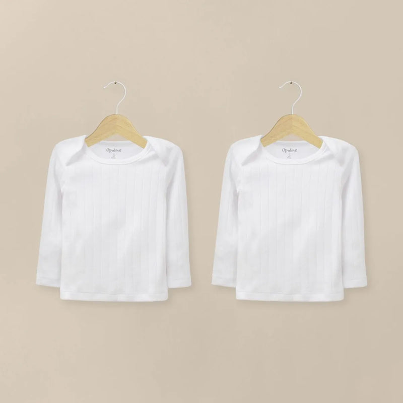Camiseta Ajuar Acanalada Blanca Unisex