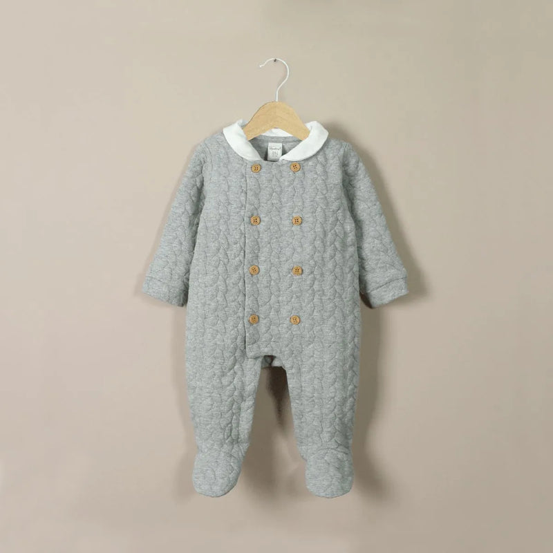Oso Bebe Niño Gris Melange