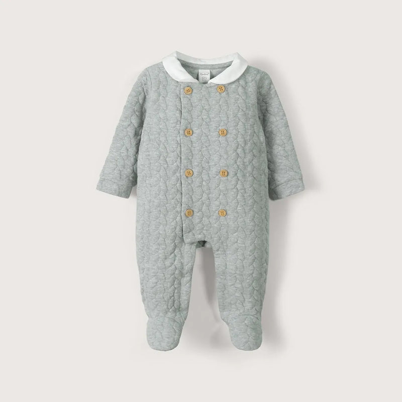 Oso Bebe Niño Gris Melange