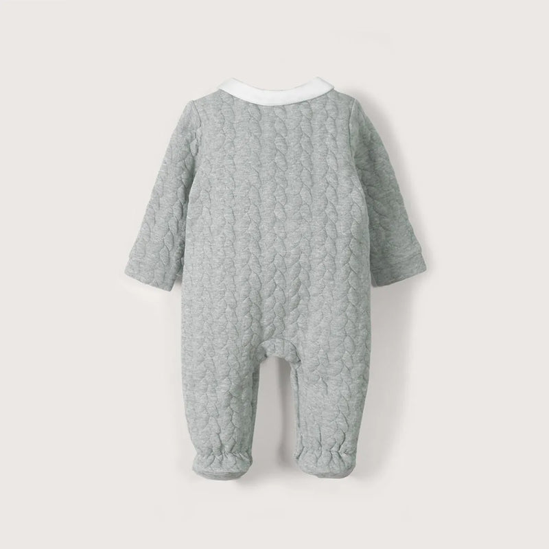 Oso Bebe Niño Gris Melange
