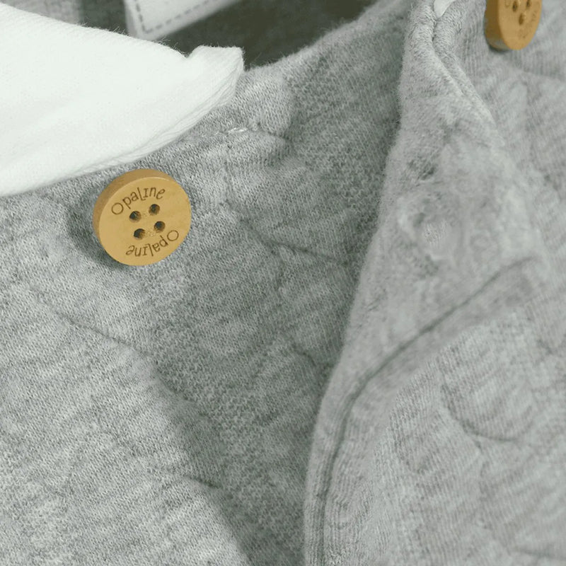 Oso Bebe Niño Gris Melange