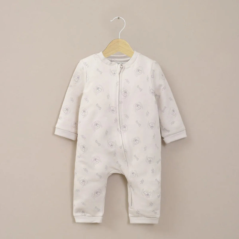 Oso Bebe Niño Estampado Blanco