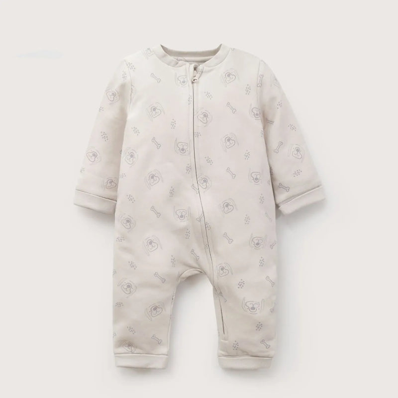 Oso Bebe Niño Estampado Blanco