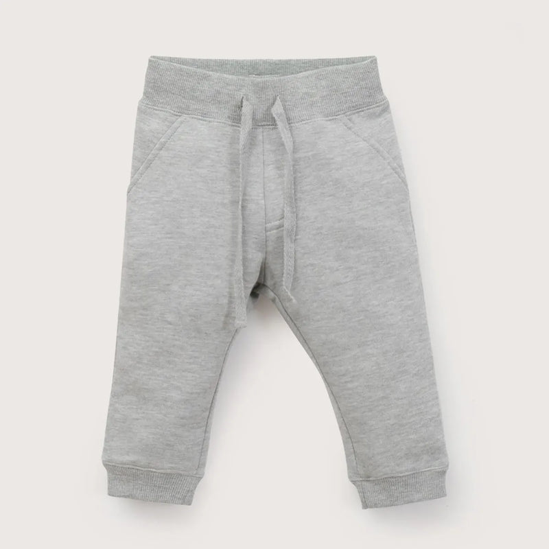 Pantalon Buzo Infant Niño Gris Melange