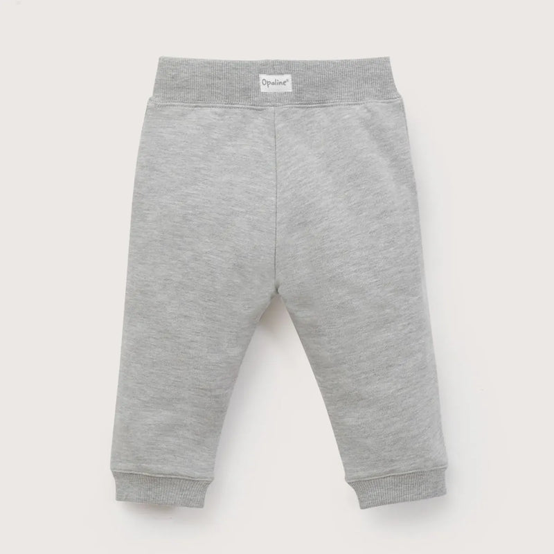 Pantalon Buzo Infant Niño Gris Melange
