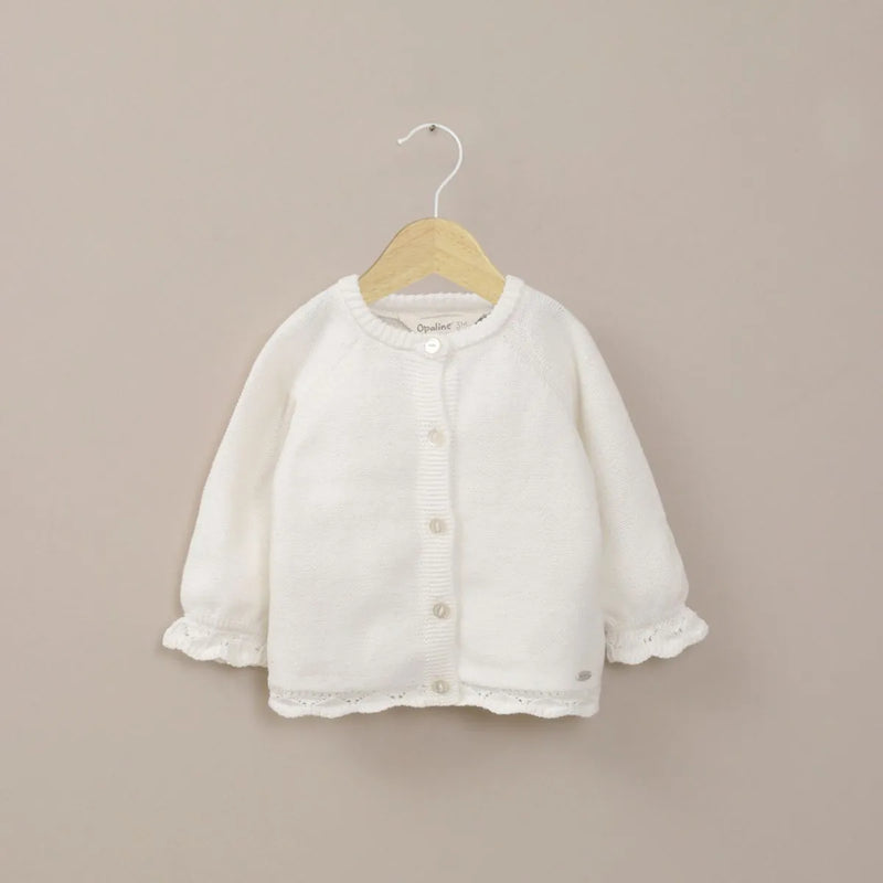 Chaleco Bebe Niña Blanco