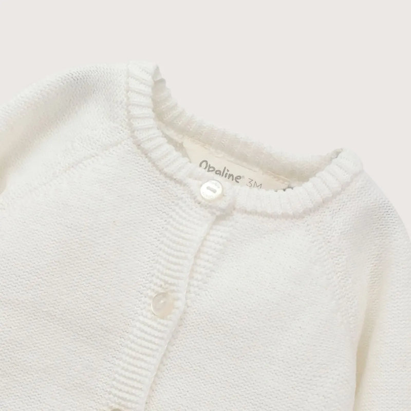 Chaleco Bebe Niña Blanco