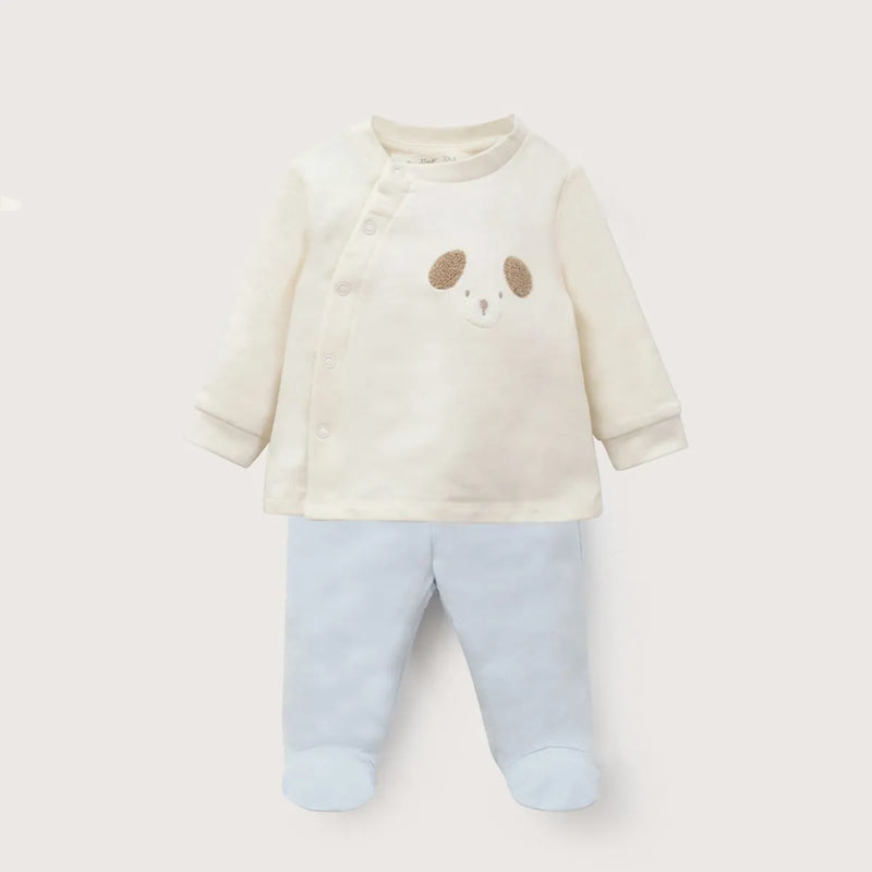 Conjunto Bebe Niño Celeste