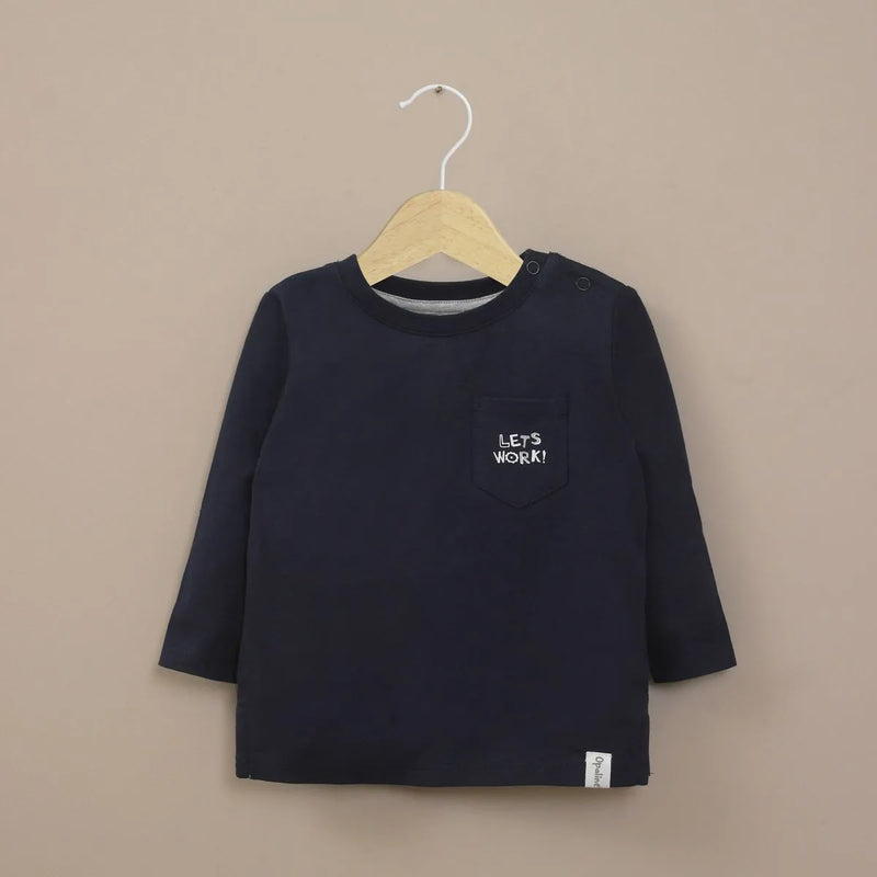 Polera Básica Infant Niño Azul