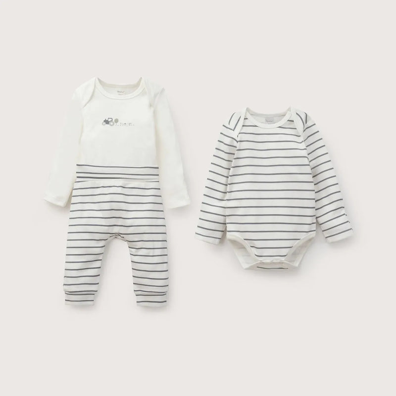 Conjunto Bodies Bebe Niño Azul