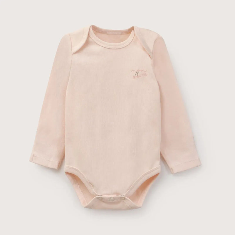 Pack Bodies Bebe Niña Guindas en Rosa Viejo