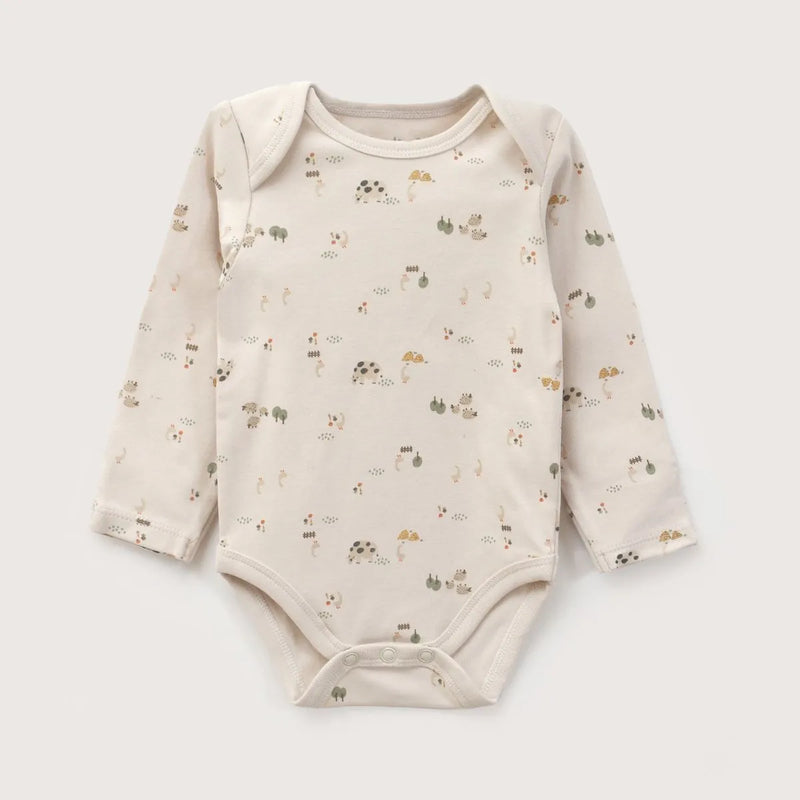Pack Bodies Bebe Niño Gansos Beige