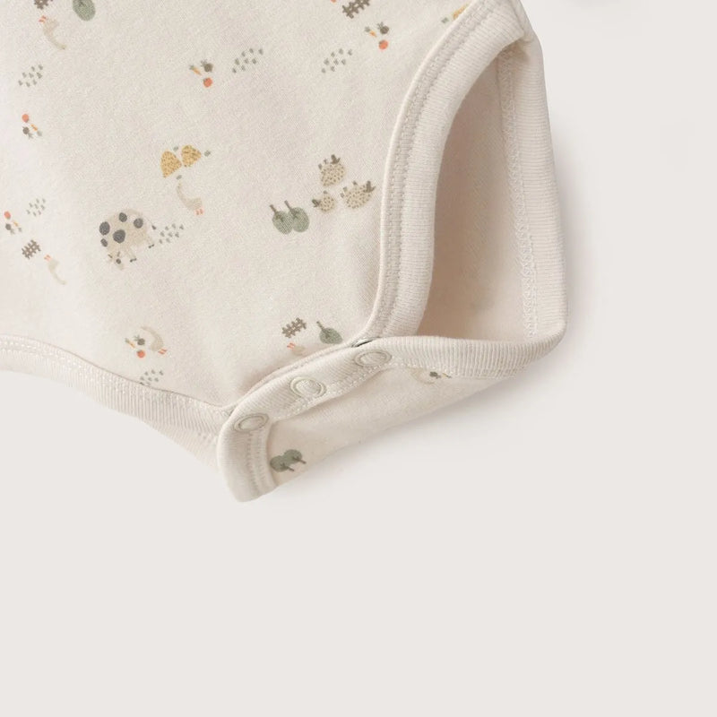 Pack Bodies Bebe Niño Gansos Beige