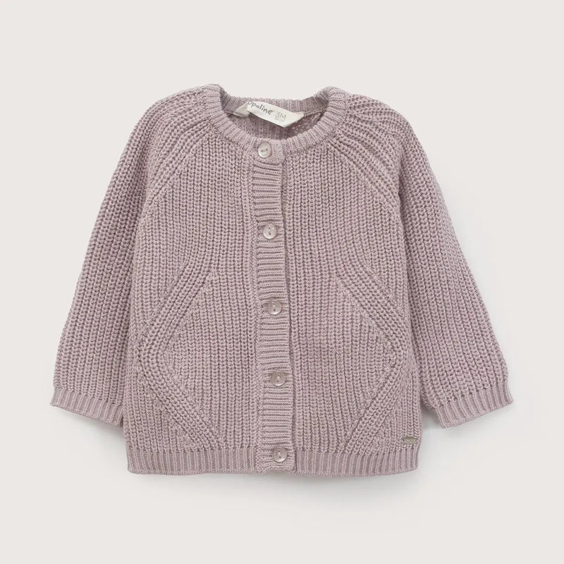 Chaleco Bebe Niña Lila