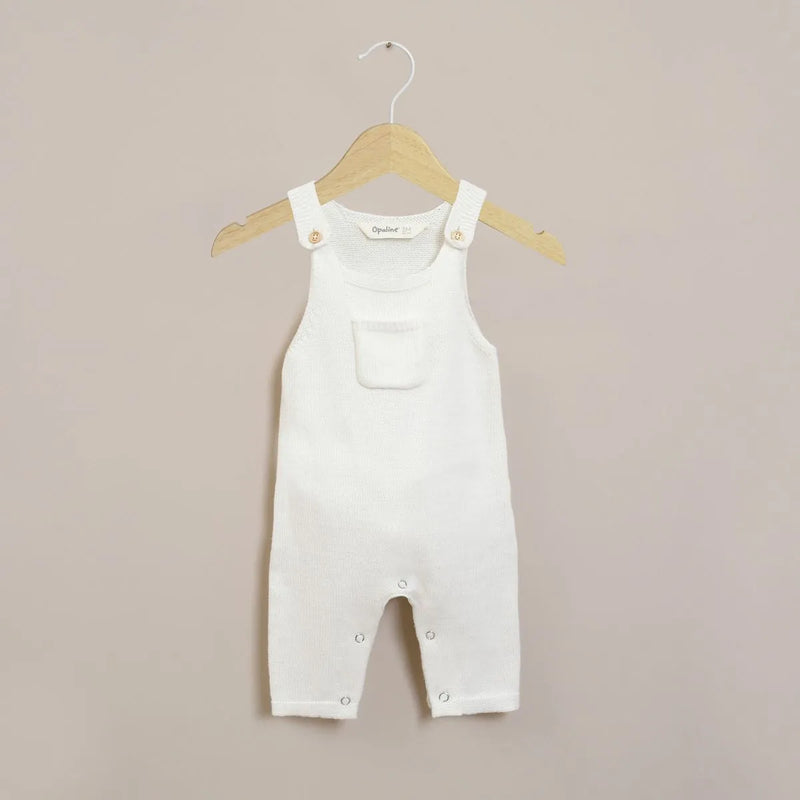 Jardinera Bebe Unisex Blanco