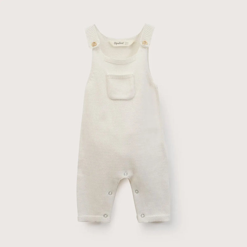 Jardinera Bebe Unisex Blanco