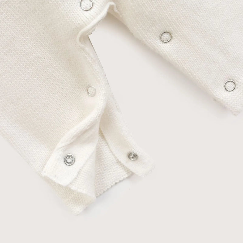Jardinera Bebe Unisex Blanco