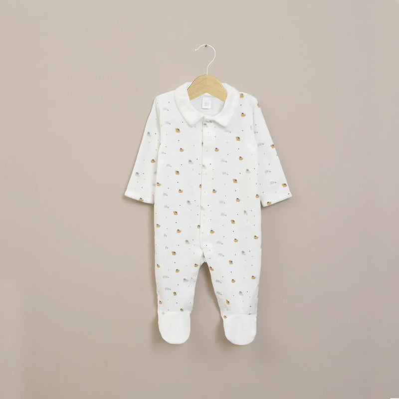 Oso Plush Bebe Niño Estampado Blanco