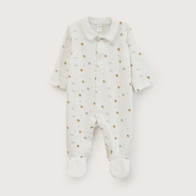 Oso Plush Bebe Niño Estampado Blanco