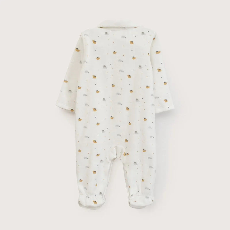 Oso Plush Bebe Niño Estampado Blanco